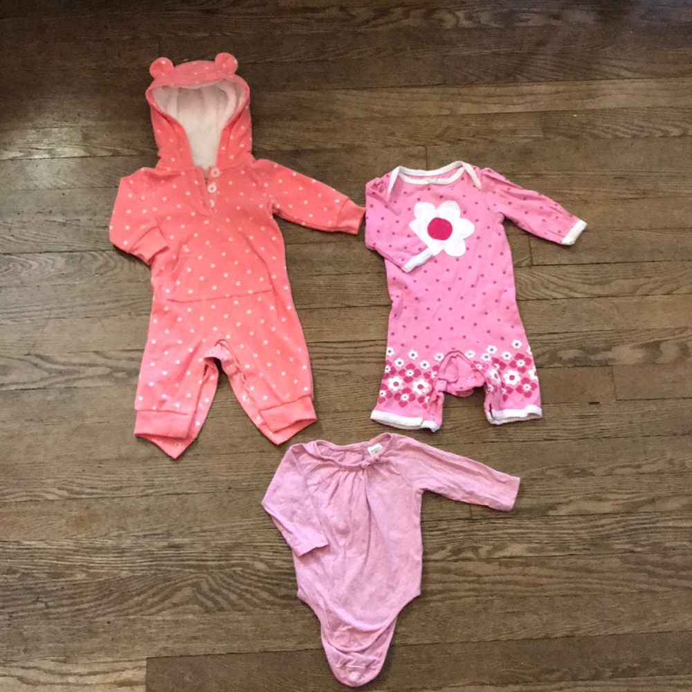 Cute warm 1pc, 1pc and one onesie.